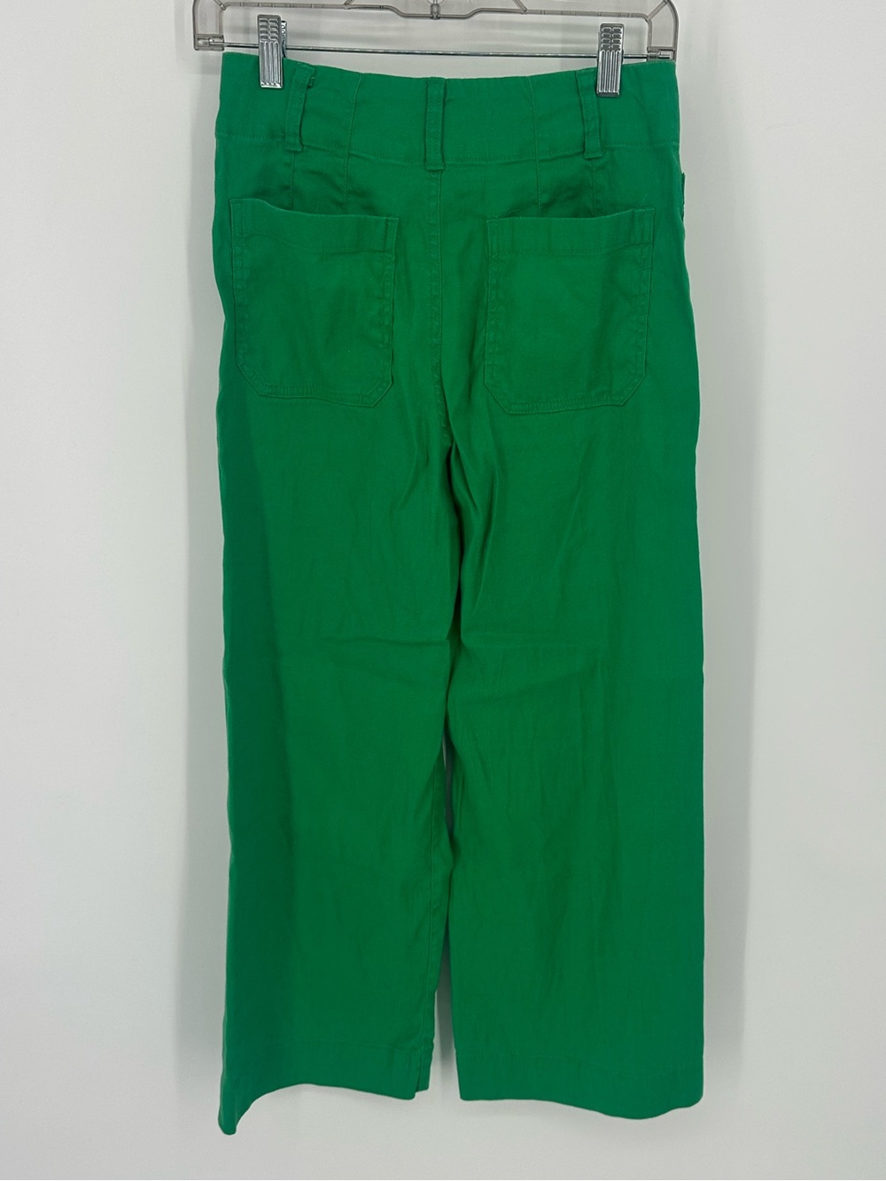 Anthropologie Maeve Colette European Linen Stretch High-Rise Wide-Leg Pants 25 - Picture 6 of 11